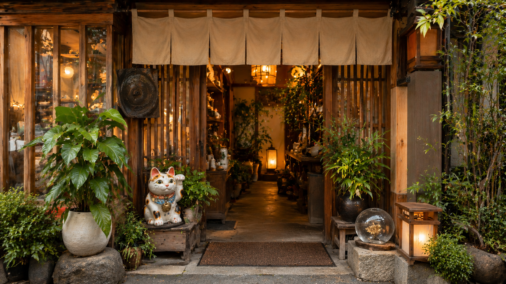 繁盛店の入り口 風水