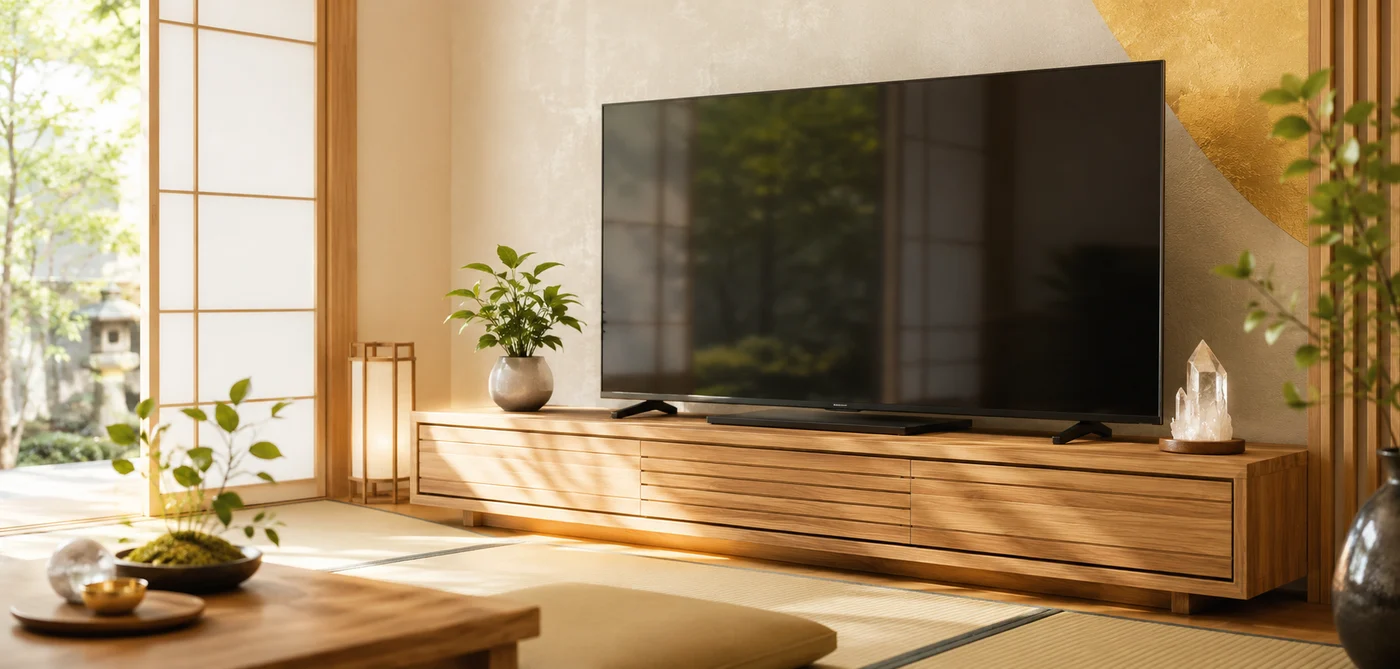 テレビの風水 和モダン リビング