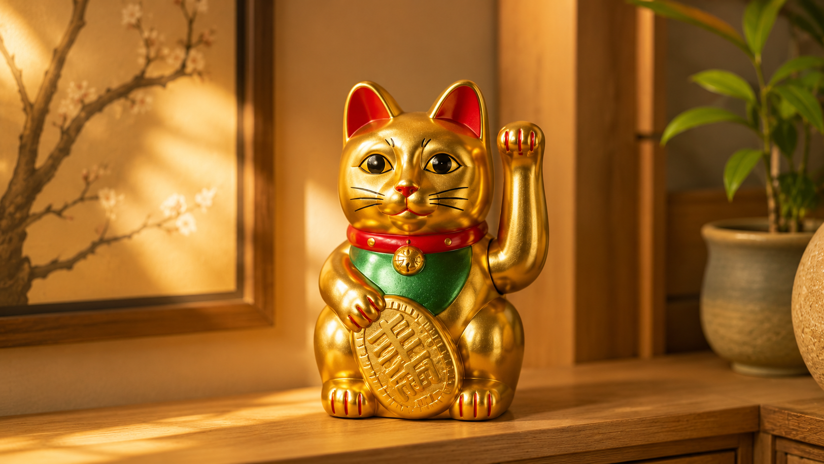 金の招き猫｜金運・開運の縁起物